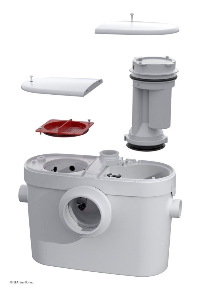 saniaccess macerator saniflo pump